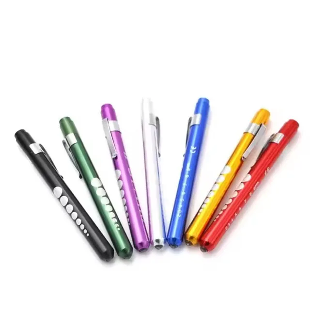 High Quality Plastic Flash Light Torch Penlight New Colorful First Aid Diagnostic Tool EMT Paramedic Nurse Electric Power Source