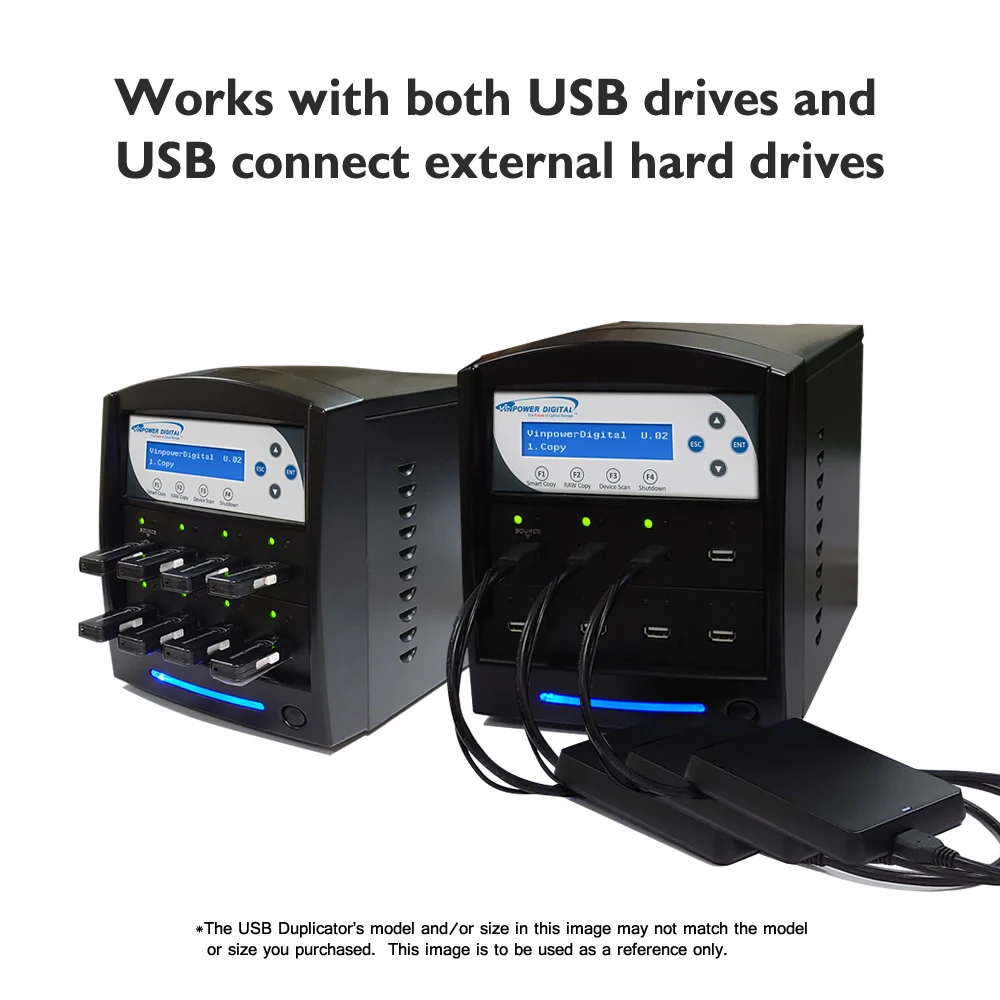 Vinpower 1 to 39 Standalone USB Flash Memory Pen Drive Duplicator and USB Hard Drive Duplicator Copier