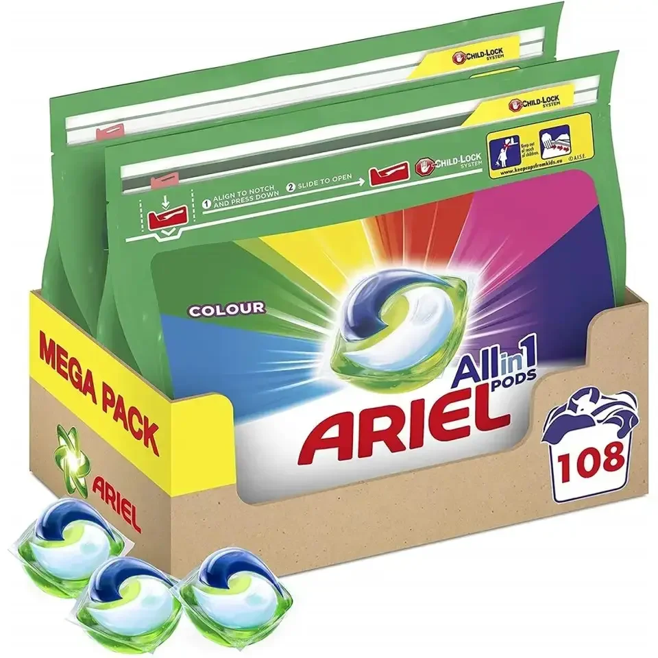 Оптовая продажа стиральный порошок Ariel сохраняет цвет 5 кг/мешок очищает пятна и дезодорирует интенсивно защищает тканевые волокна