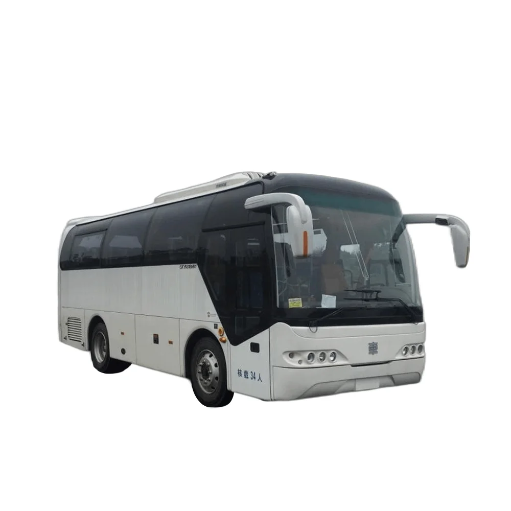 Low Price Crrc Diesel Coach Bus Euro 3 Emission 220hp 34 Seats 8m Bus Coach