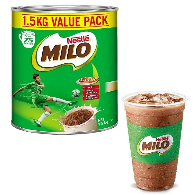 Лидер продаж энергетический форсированный напиток Nestle Milo Premix 1 кг в пластиковой упаковке