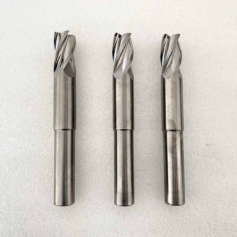 FULLOVE Solid Carbide 2/4 Flutes Flat Endmill Milling Cutter 4-25mm Shank Diameter