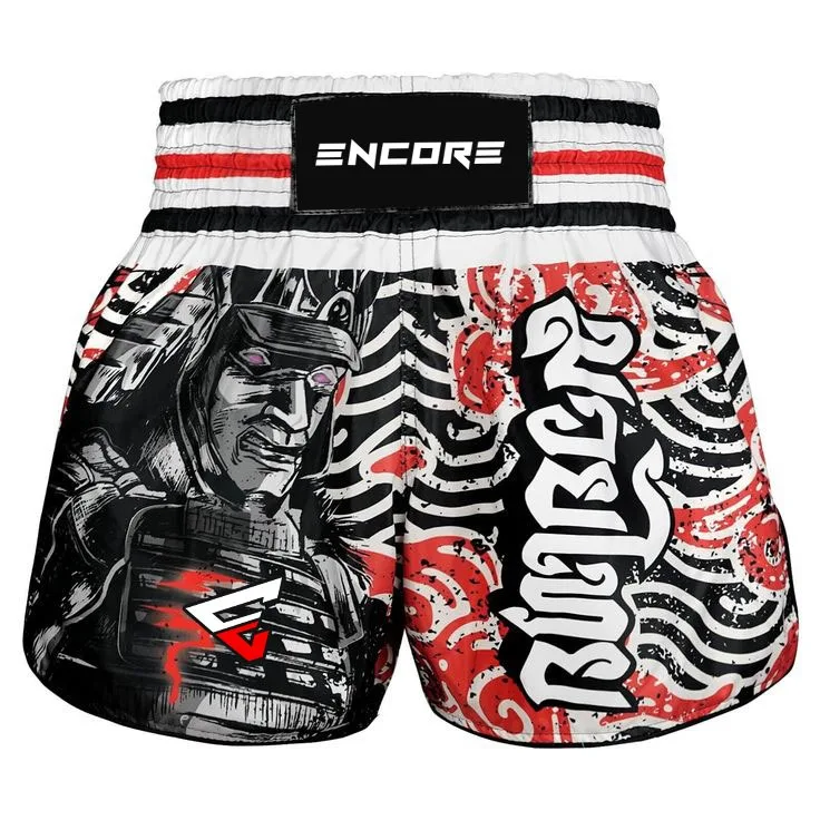 Sublimated Muay Thai Shorts Trunks Kick Martial Arts Training Gym Clothing Custom Logo Factory Wholesale Sport Women Boxing