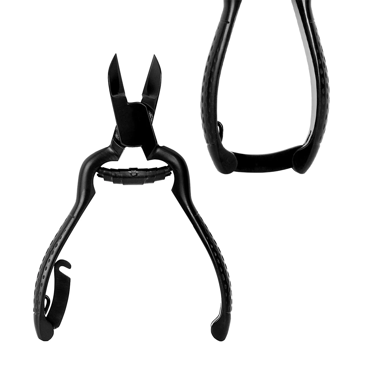 Professional Toenail Clippers for Thick Or Hard Toenails Titanium Plated Stainless Steel Toe Nail Clipper (Black)