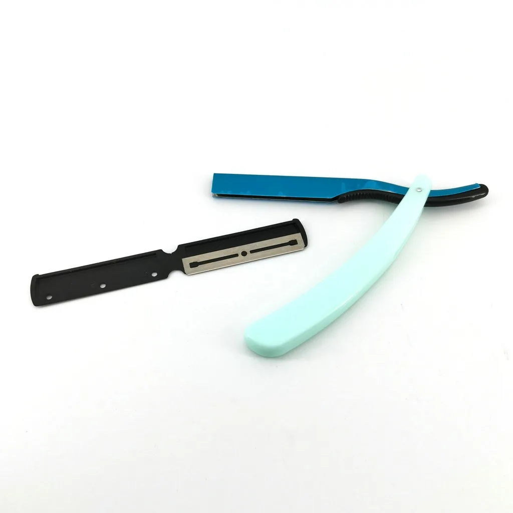 Manual Shaving Razor 4 Colors Men Razor High Quality Professional Barber Hair Cut Razor Change 77 Blade Type Shaving Knife
