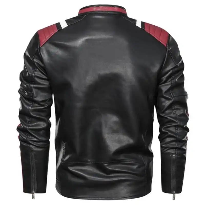 Zipper Closure Leather Jackets Motorcycle Genuine Cowhide Outback Biker Pakistan Made Stylish Breathable Leather Jackets