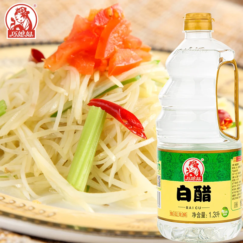 Хорошее качество китайский уксус 1 3 л 4 45 кухонный соус жидкий чистый белый рисовый быстрая