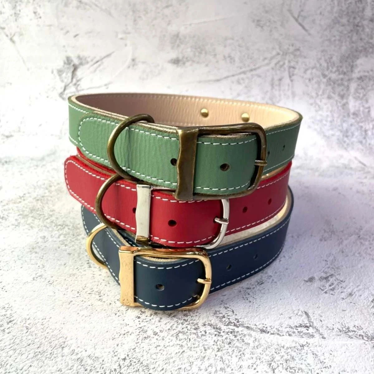 Cow Leather Dog Collar