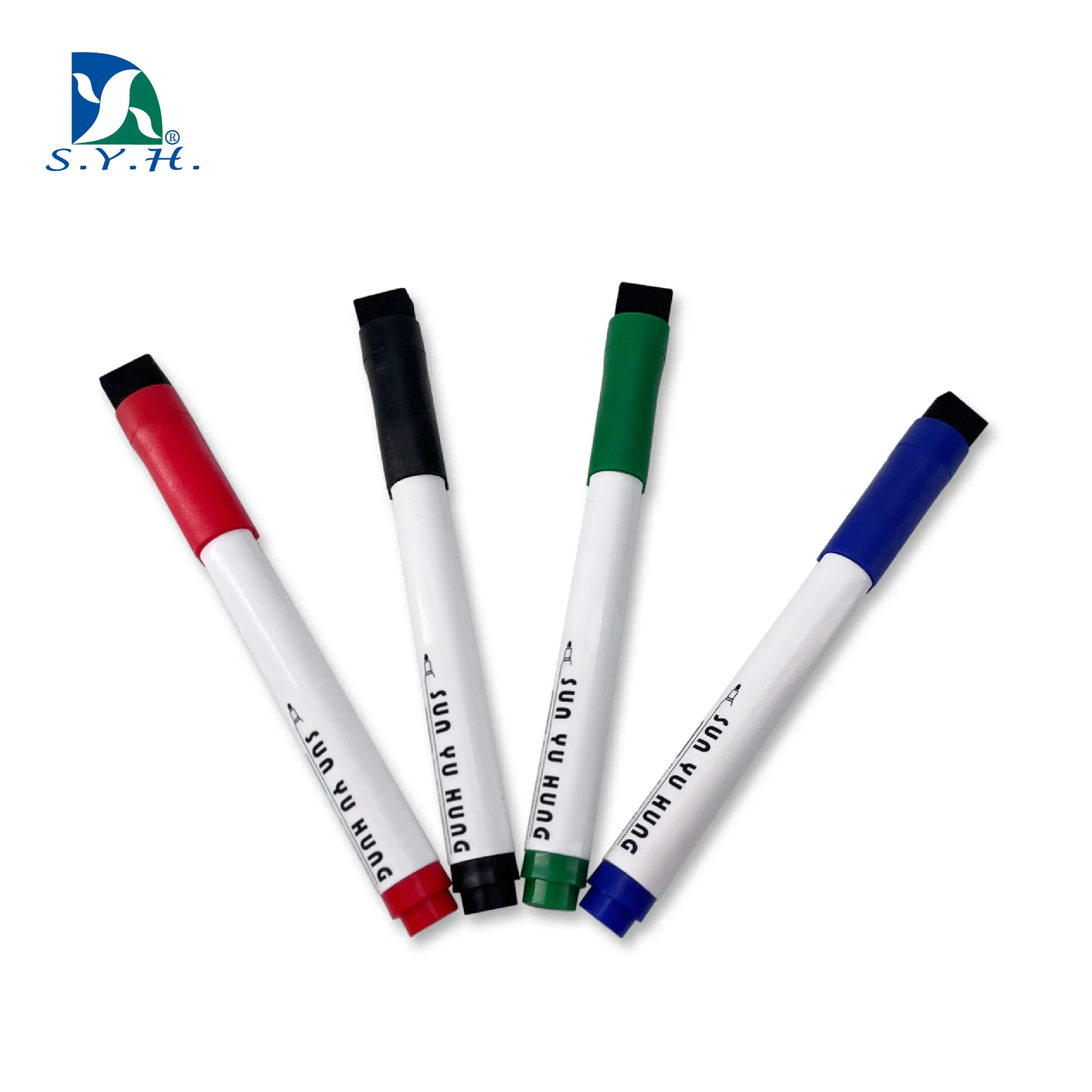 Magnetic Dry Erase Markers With Eraser Low Odor Fine Tip Whiteboard Pens