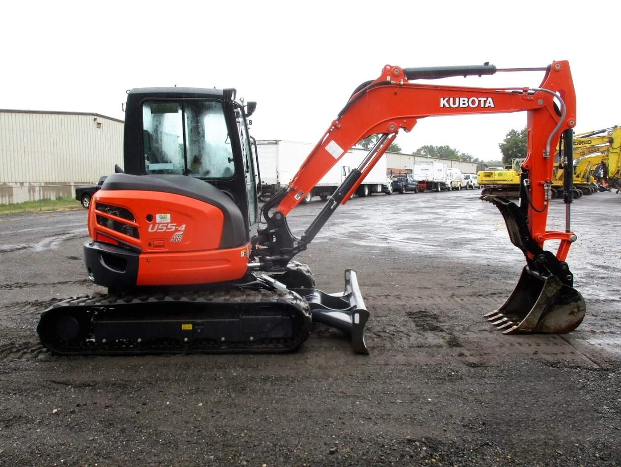 Available 1 Year warranty 2021 KUBOTA U55-4 Mini Excavator With Excellent Engine Power For Sale