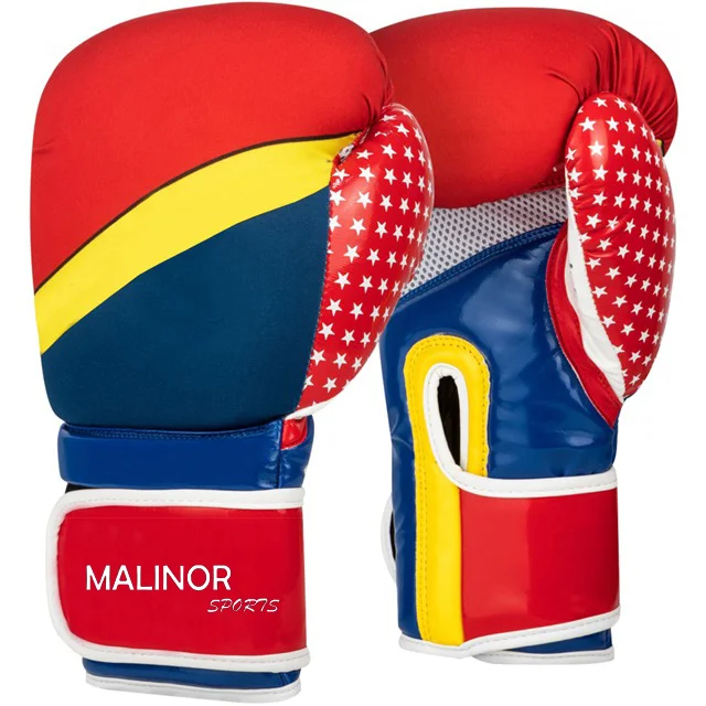 Custom Boxing Glove Leather Gloves Fighting Sports Pure Leather Customized Logo Men Boxing Gloves