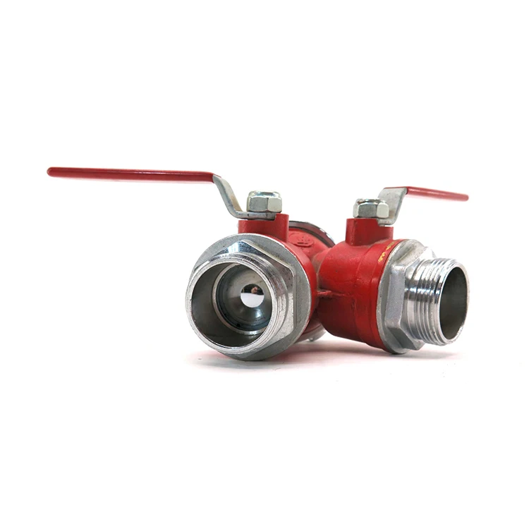 Wholesale Price Y Connection Fire Water Segregator 2.5 Inch Fire Fighting Water Divider for Fire Hose