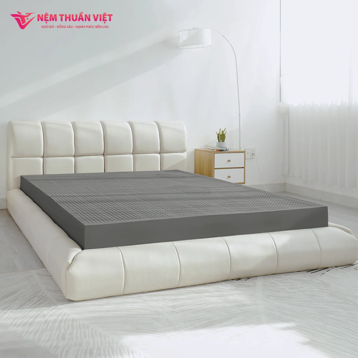 Набор матрасов хорошего сна супер легкие матрасы Queen Size мебель кровать Titan Grey натуральный латекс вьетнамский производитель
