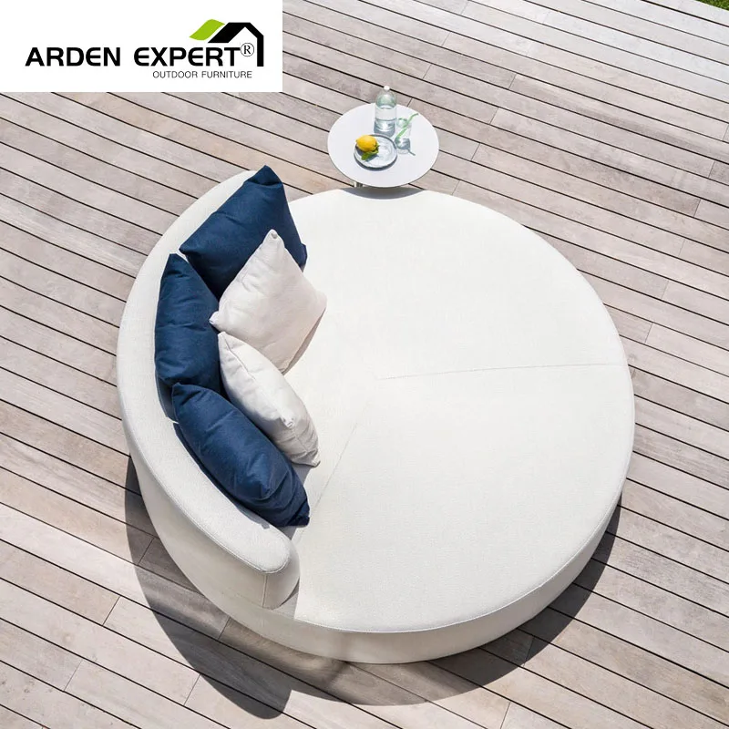 Outdoor Beach Swimming Pool Sunbed Customized Sun lounge Villa daybed