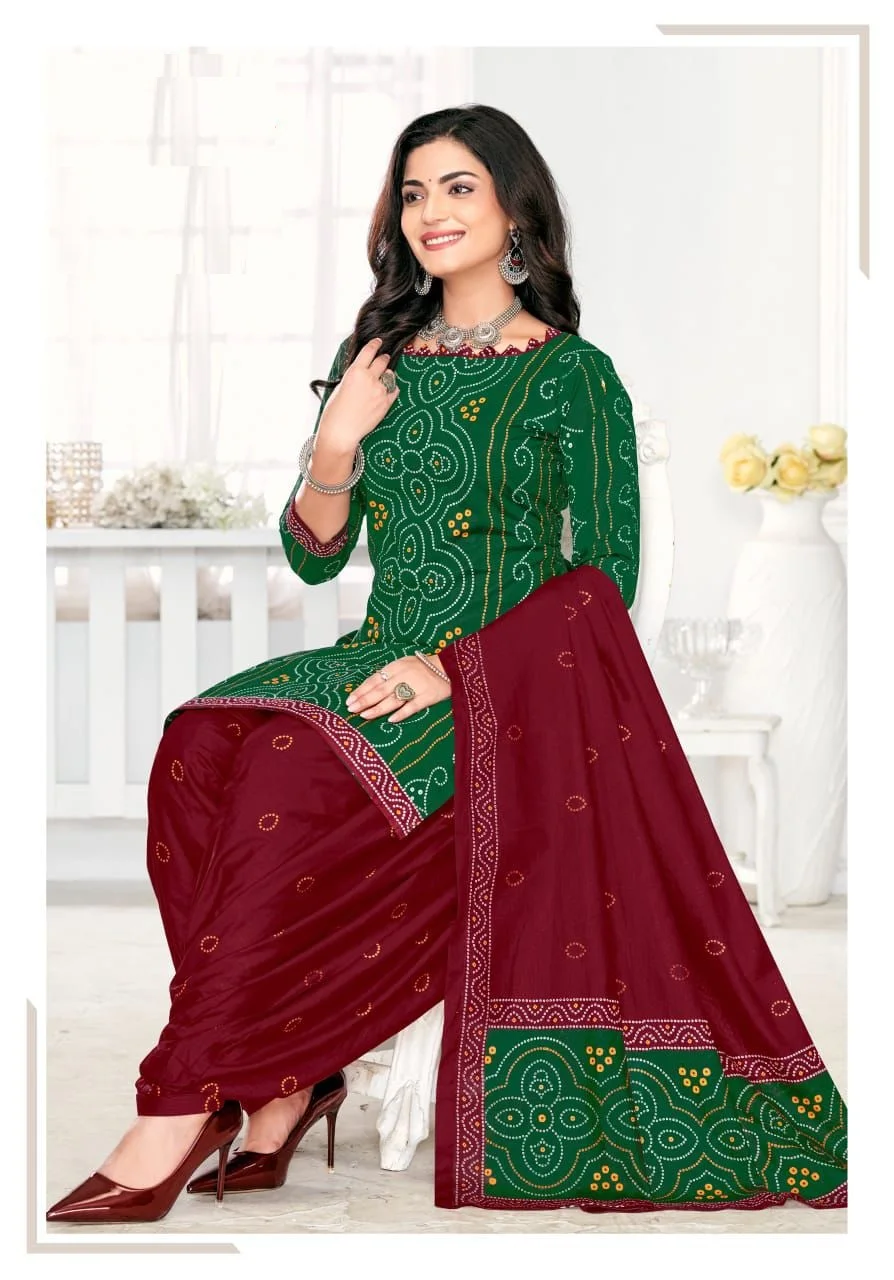 Bandhani Special cotton dress for Summer