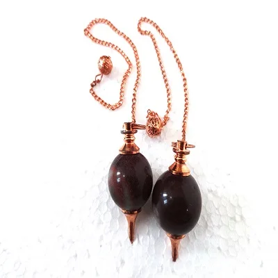 Оптовая продажа шаровой маятник Kambaba Jasper шаровой маятник с медным креплением
