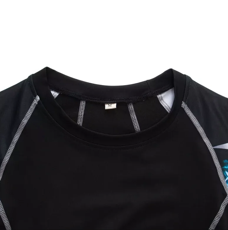 OEM Design Compression MMA Rash Guard OEM Rash Guard Custom Sublimated Printed Men Rash Guard For Boys