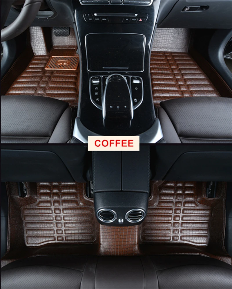 Easy Wash 5D Car Floor mat Carpet Heel Pad Anti Slip Mat Car Waterproof Leather Set Car Mats