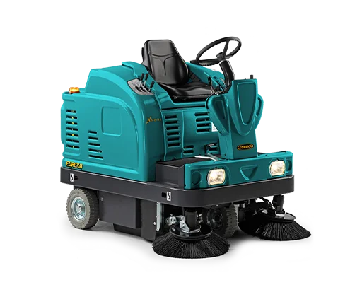 Road floor driving sweeper machine dry and water sweeping equipment fully enclosed road sweeper