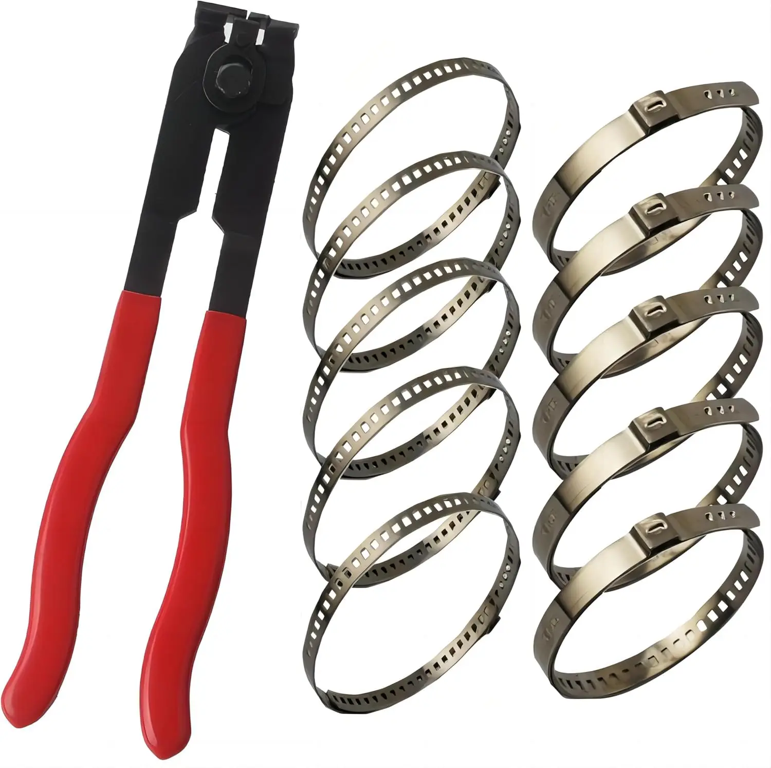 Custom Stainless steel adjustable Clamps Ear hose clamp single ear hose clamp for Beer machine