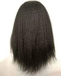 Yaki Style Lace Front Human Hair Wigs from Oriental Hairs India Raw Virgin Indian Hair Wigs and Extensions