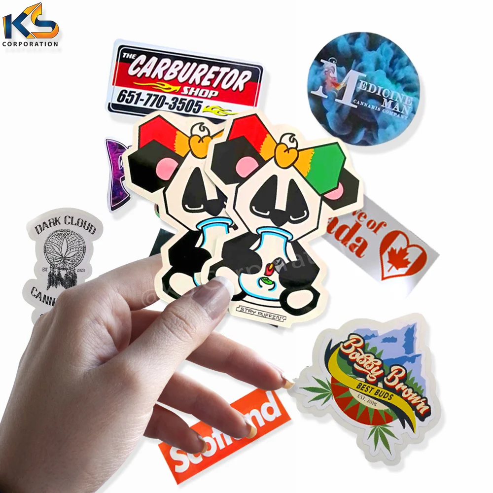 Customized Design full color vinyl sticker die cut Outdoor Waterproof Car Windows Bikes stickers