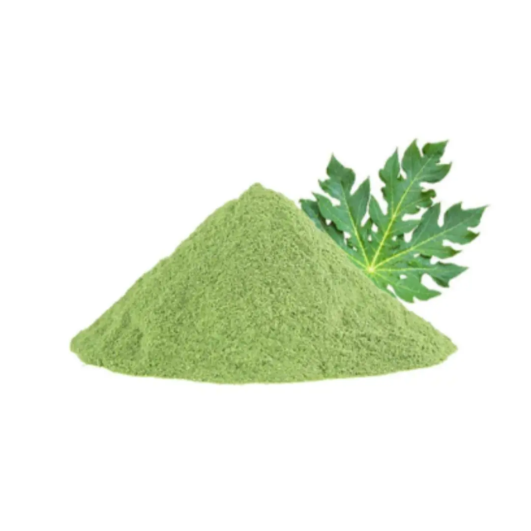 Sri Lanka Origin 100% Pure & Organic Plant Extract Natural Dried Style Papaya Leaf Whole, Powder Form with 2 Years Shelf Life