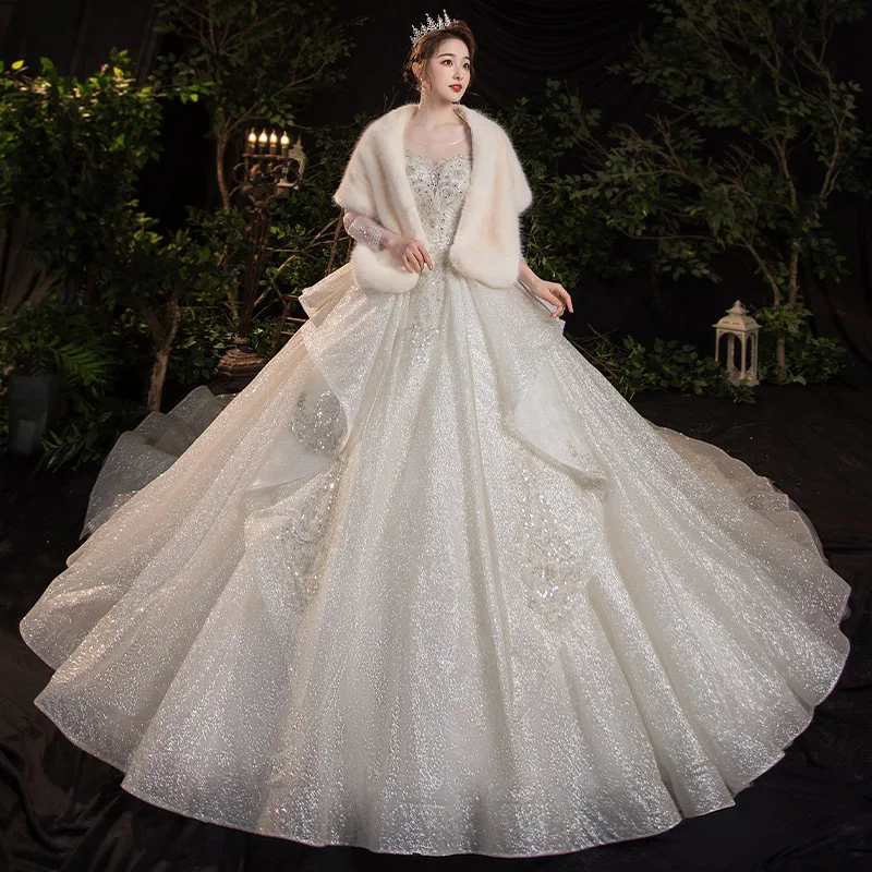 Limited  ODM OEM wedding dresses 2024 elegant wedding dress ball gown