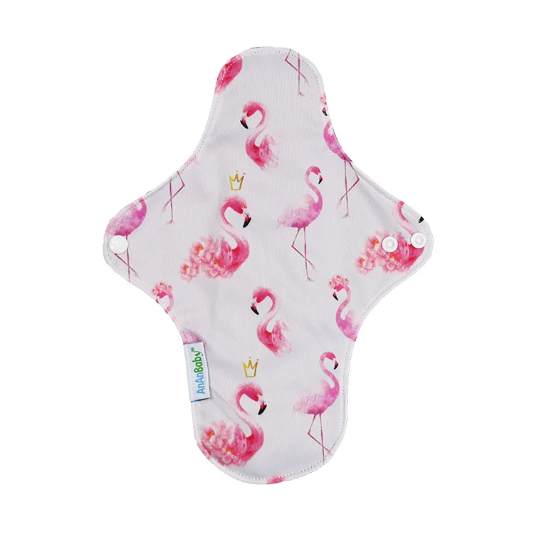 Wholesale Reusable Noble Girl Organic Bamboo Charcoal Or Custom Material Sanitary Napkin Pads For Women