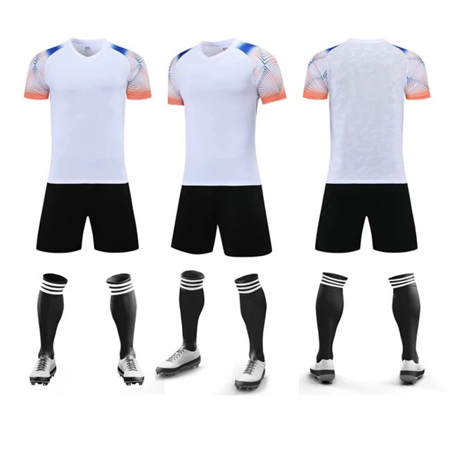 Blank Soccer Jersey & Shorts Men Women Jerseys Football Training Suit Team Uniform Adult Child Short Sleeve Uniforms