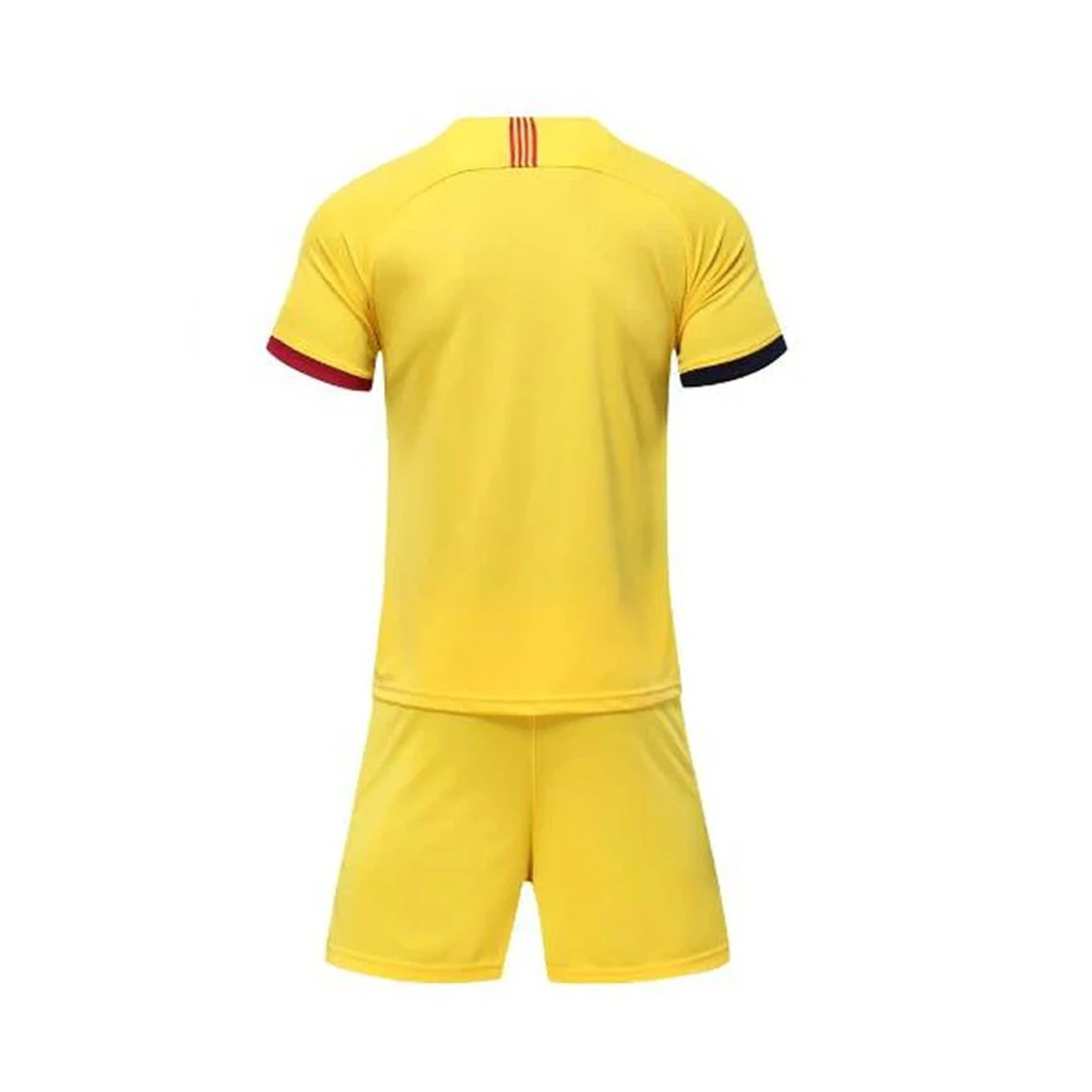Factory Price Men Sports Wear Soccer Uniform High Quality Cheap Soccer Jersey 100% Polyester Club Soccer Uniform Sets