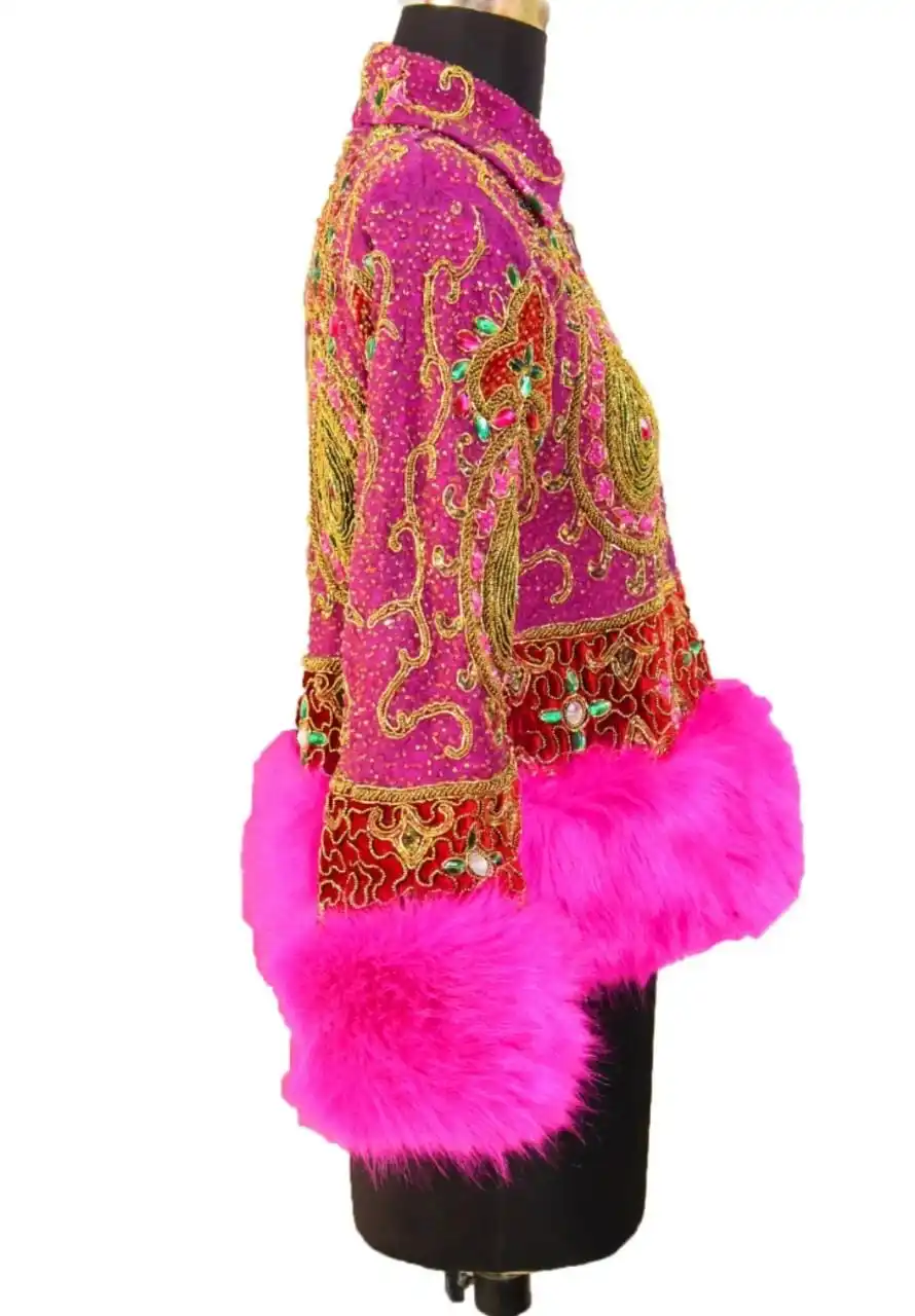 Nice Fur  Boho Jacket Vintage A Jacket For Winter A Classy Outfit For Women With  Faux Fur