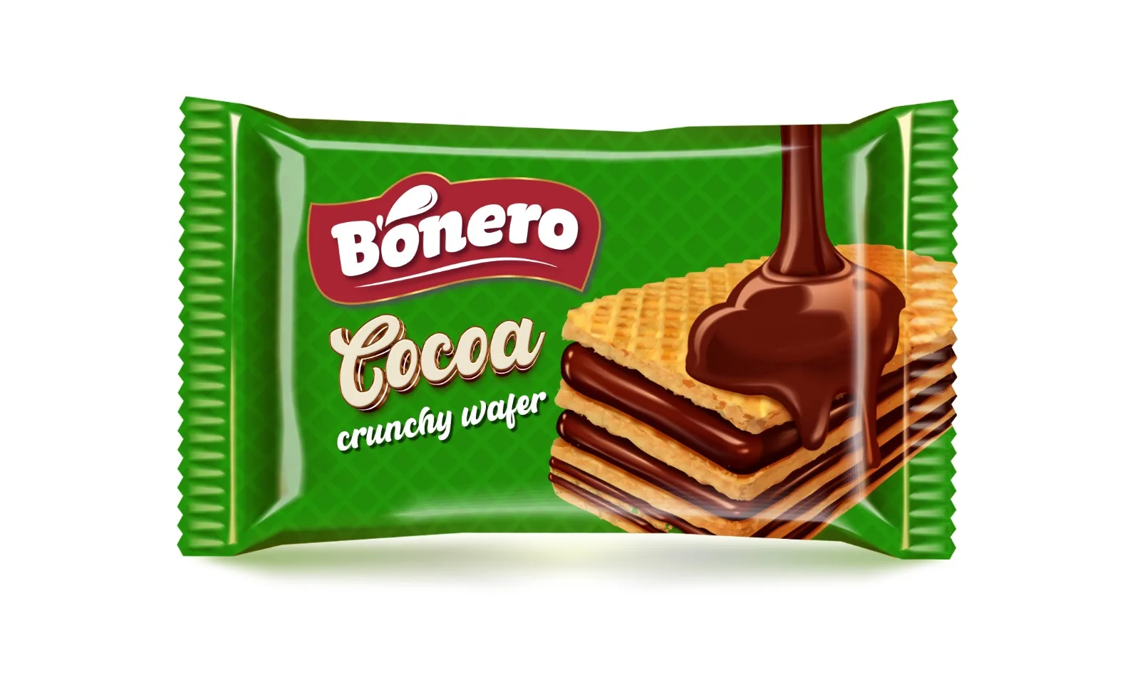 Crispy hazelnut layers wafer wholesale cocoa chocolate cocoa flavor biscuit wafer available