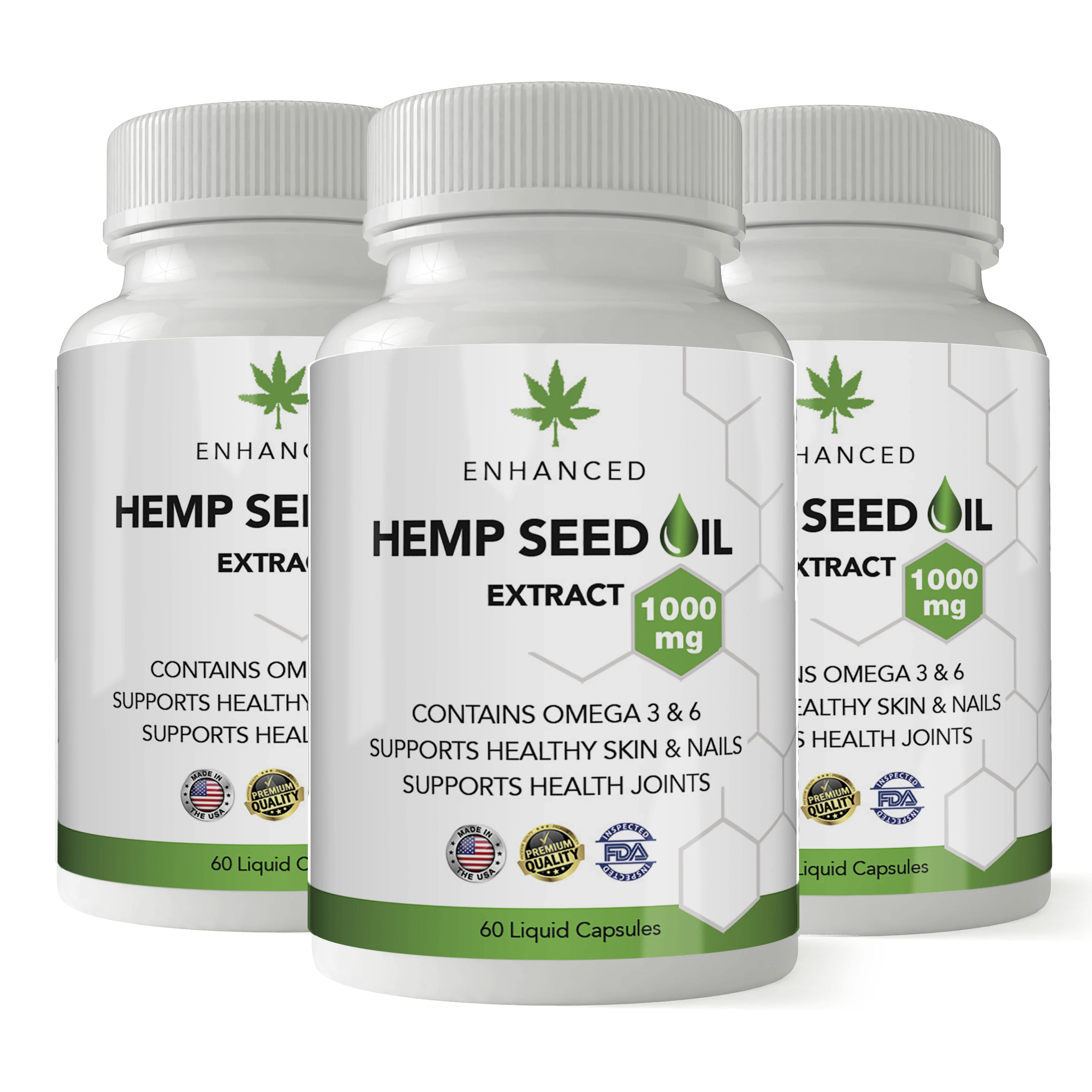 Factory direct supply organic hemp seed oil