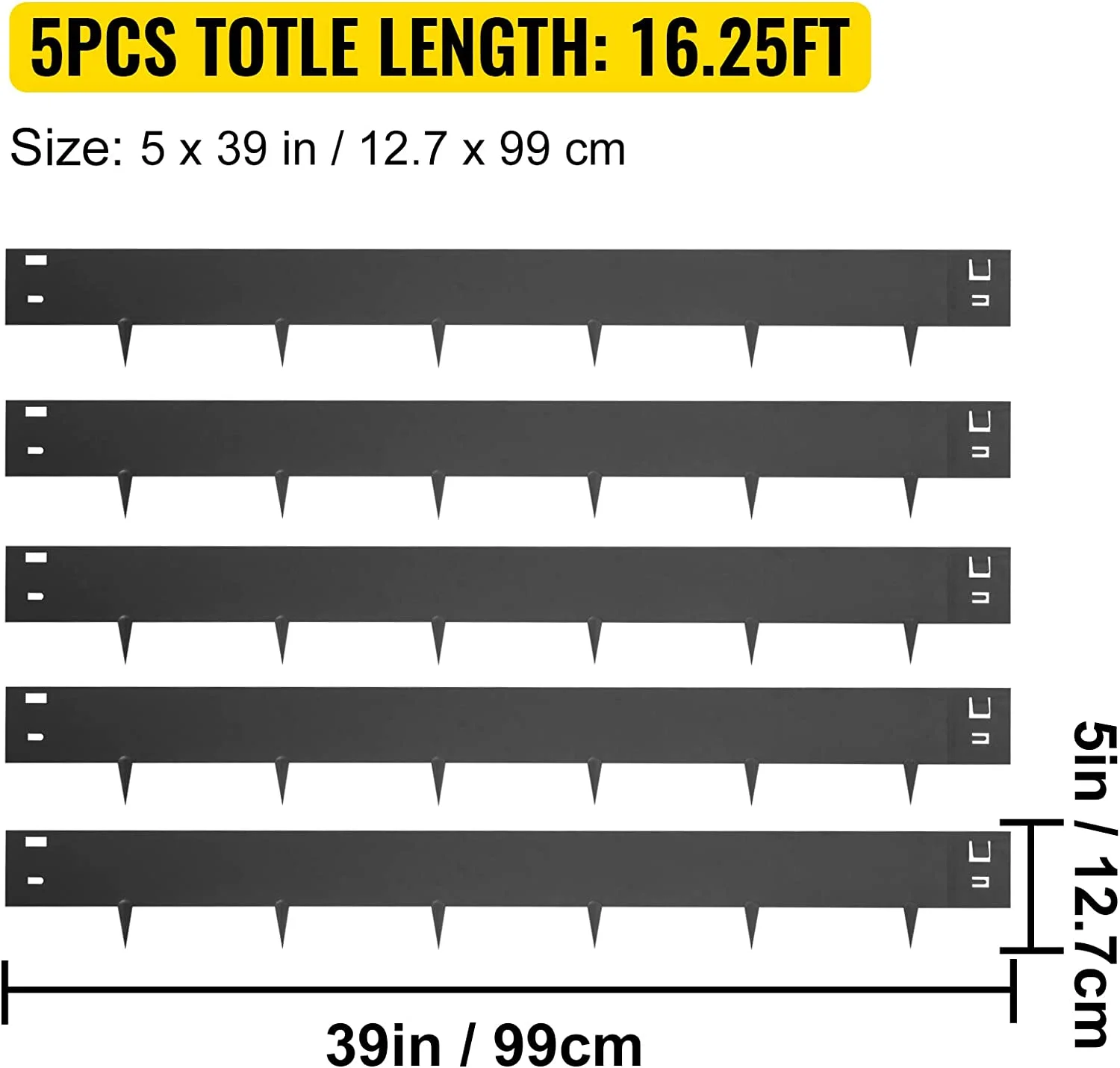 ODM Flower Beds Flexible Metal Garden Edging Border Garden  Landscape Edging Kit Steel Raised Edge Metal Decor Outdoor OEM