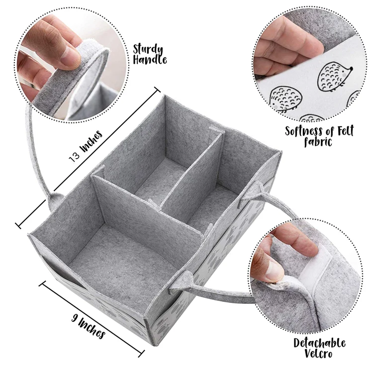 Waterproof diaper bags diaper caddy storage bag mummy storage bag with nice quality