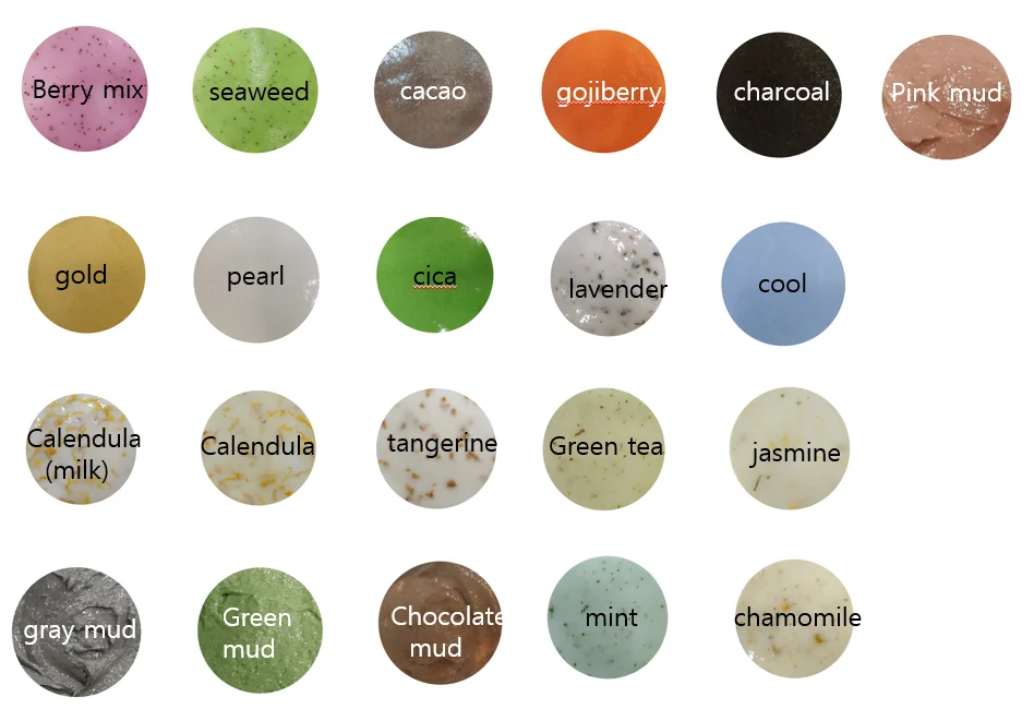 Made in Korea OEM Wholesales Jelly Alginate peel off modeling mask powder