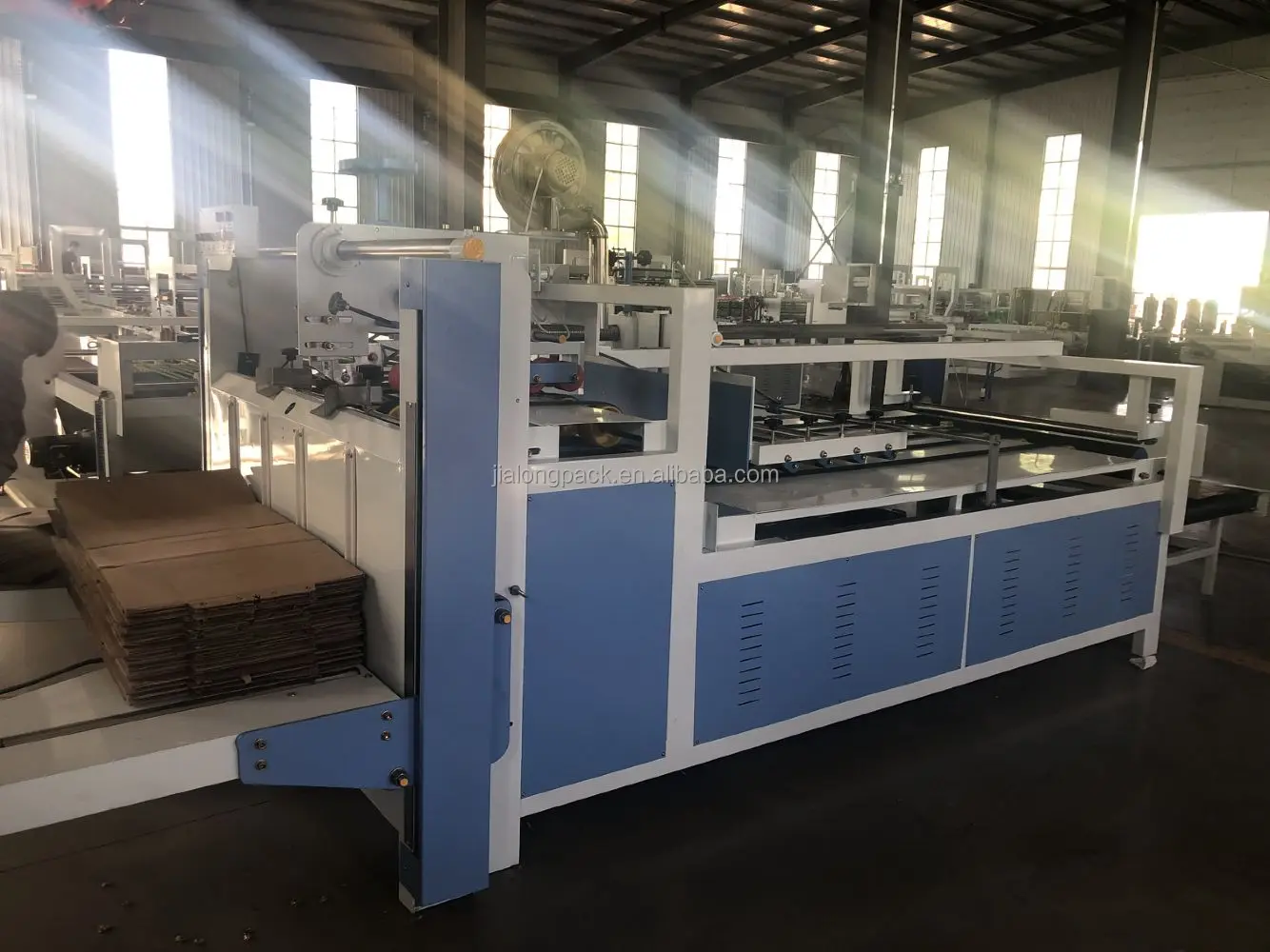 Semi Automatic Corrugated Box folding Gluing Machine/ Folder Gluer Machine