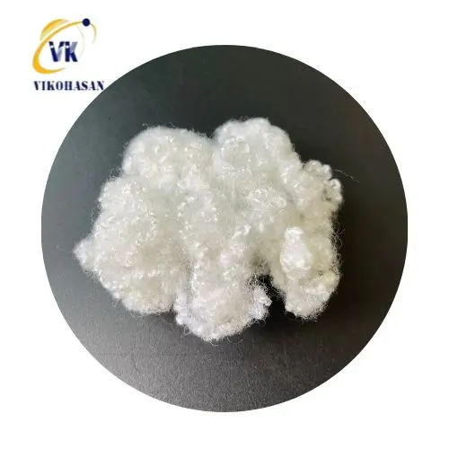 Leading Manufacturer of PSF Hollow Conjugated Silicone 7D & 15D HCS supper white  A grade best price for material filling