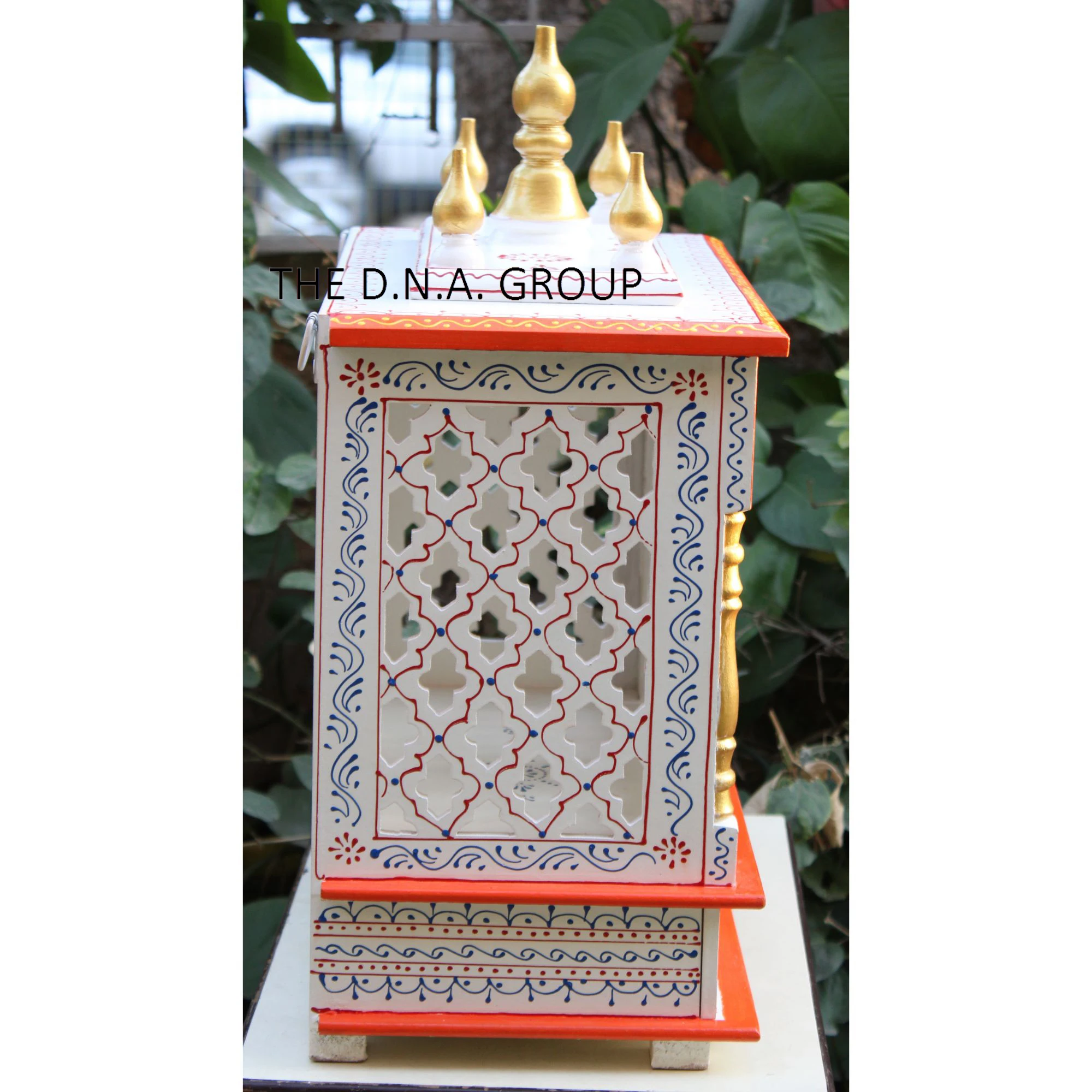 Ручная роспись индуистский деревянный храм Песочник мандир домашний Настенный декор ручная работа дерево