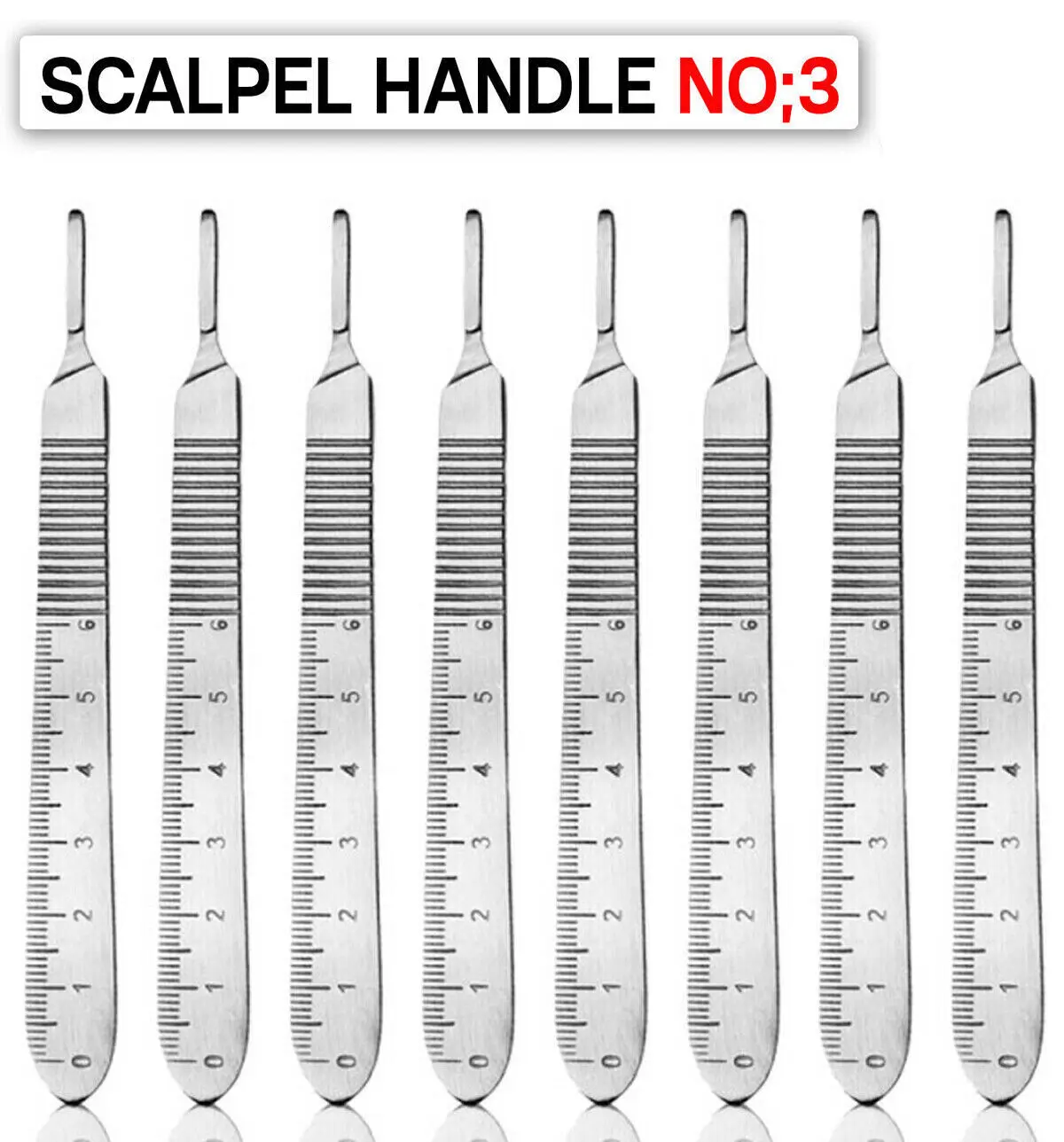 New Made Top Quality Surtechs BP handle Stainless Steel Surgical Scalpel Handle #3 With Blades