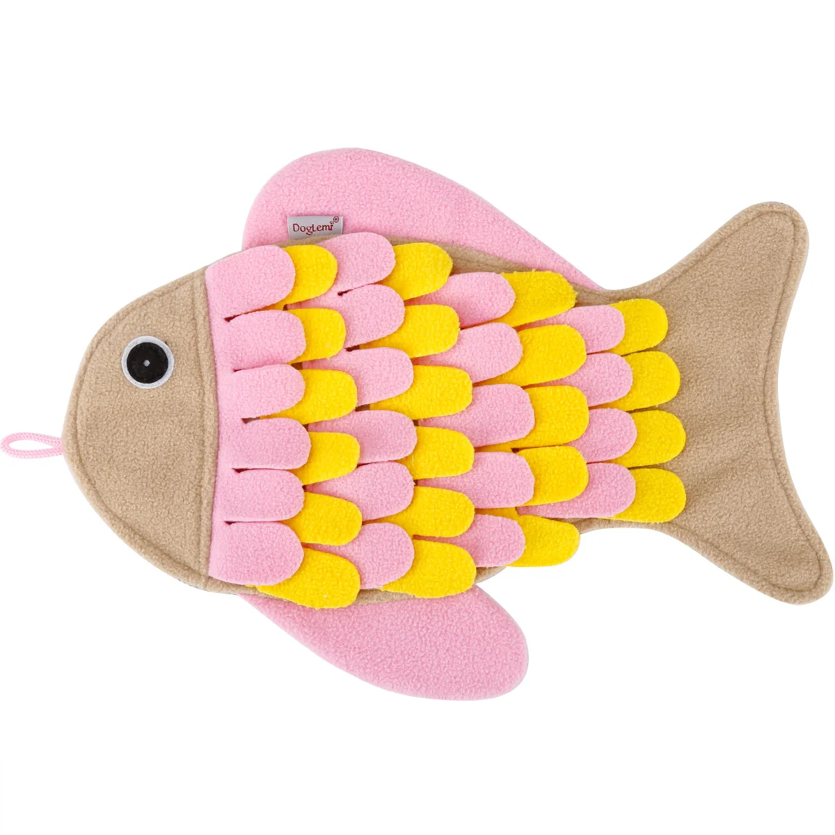Fish Shape Washable Pet Cat Snuffle Mat Nose ,Slow Eating IQ Training Snuffle Mat