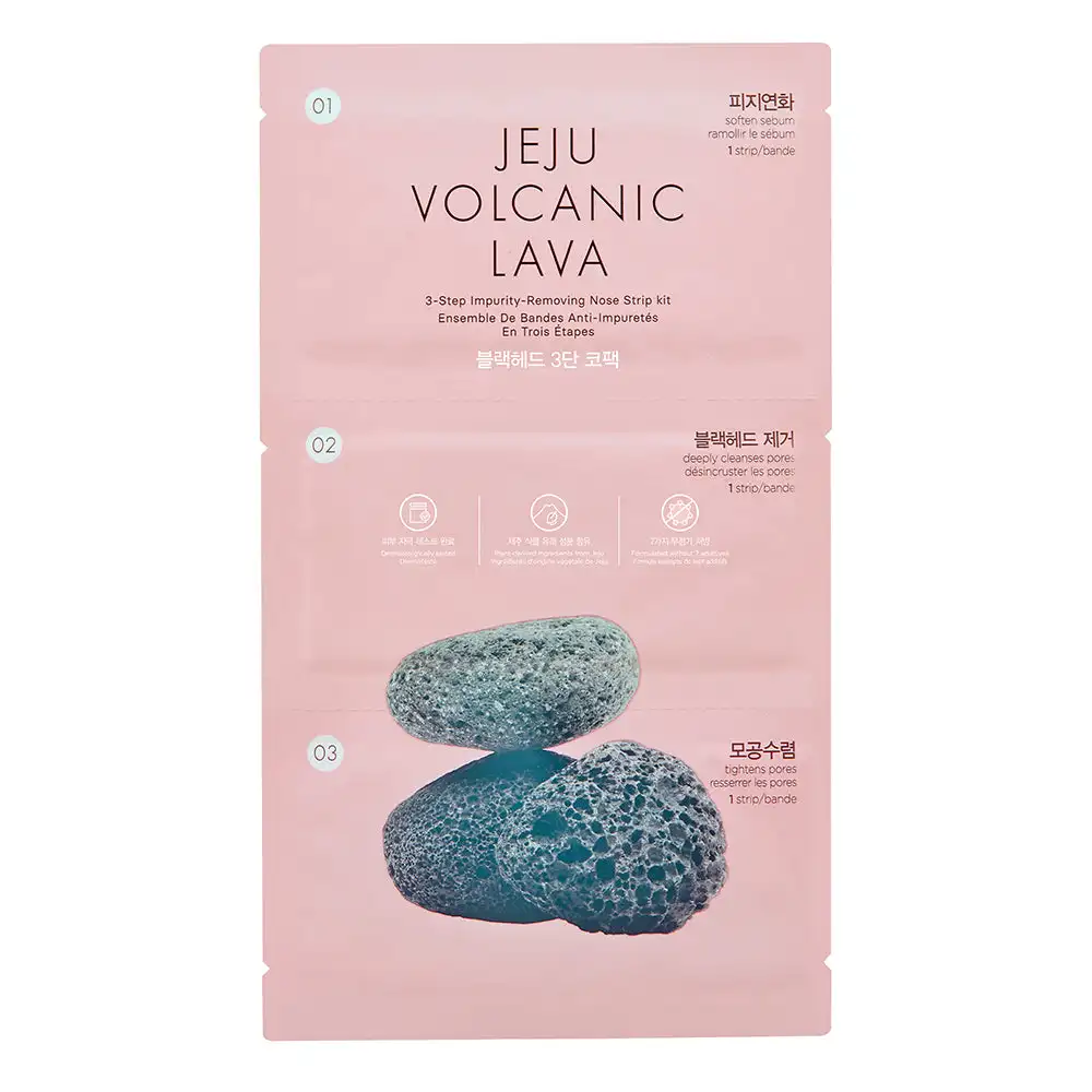 New Arrival Hot Selling Korean Skincare Product Wholesale THE FACE SHOP Jeju Volcanic Soil Blackhead 3-Step Nose Pack