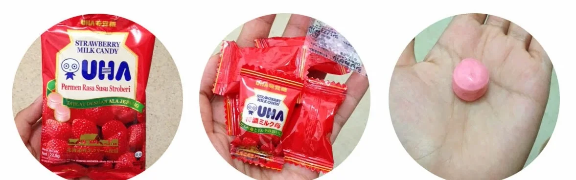 NEW Trending UHA Milk Candy 103gr Strawberry Flavor Milky Sweets Fruity Popular Trending Candy