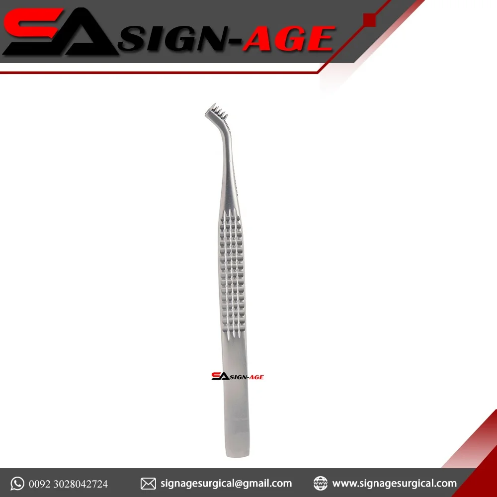 CE Approved Professional Stainless Steel Childe Clip Applying Forceps For Medical Purposes With Customized Logo