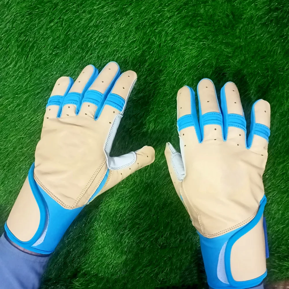 Custom Baseball Gloves Football American Leather Cricket Softball Professional Receiver For Bating Kip Batting Gloves