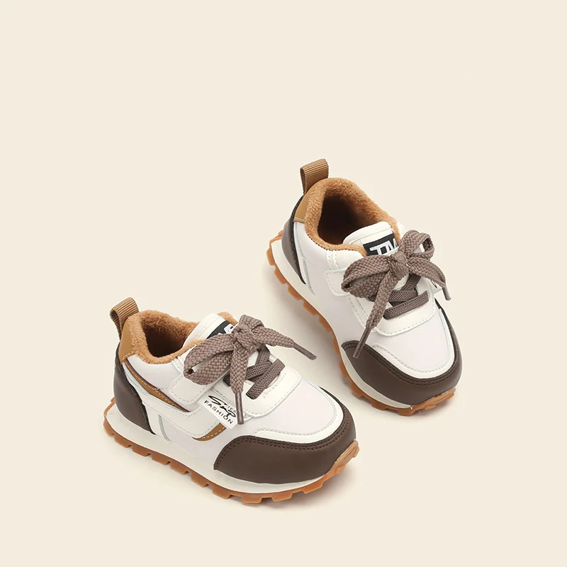 Wholesale Products Shoes Baby Breathable Spring Newborn Shoes Cotton Lace up Light Weight Baby Sneakers For Boys