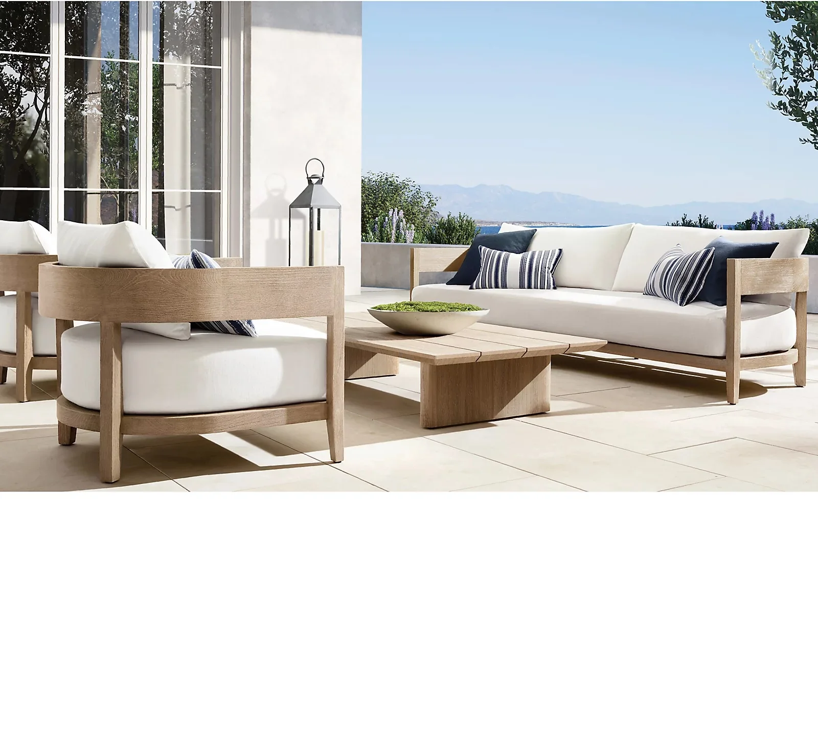 Teak Lounge Chair Sofa Teak Wood Material Natural Color Finish Luxury Outdoor Lounge Chair Hotel Lounge Chair Furniture