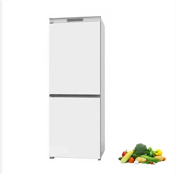 400L прямые поставки с завода бытовой двойной дверной холодильник встроенный в шкаф и морозильник