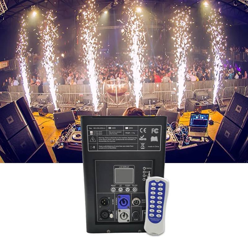 Romans Mini Cold Spark Machine Wedding  Cold Firework Machine For Party Disco Show Wedding 360 Photo Booth Accessories
